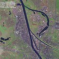 BASF chemical plant, satellite photo