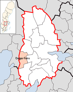 Degerfors – Localizzazione