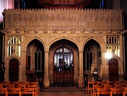 Interior of the chapel.