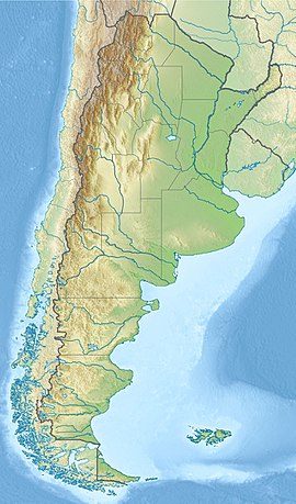 Aconcagua na mapi Argentine
