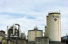 Photographie de silos de stockage de l'usine Lesieur de Bordeaux Bacalan en 2014