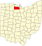 Sandusky County map