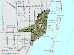 U.S. Census Bureau map showing city limits