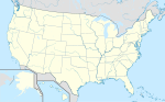 Miller på en karta över USA