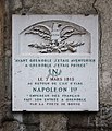 Tablica pamiątkowa „Drogi Napoleona” w Grenoble