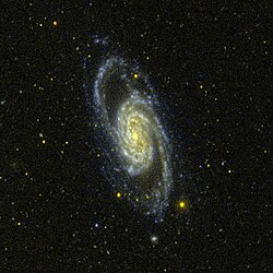 GALEXで撮影したNGC 2903の紫外線画像 GALEX/NASA/WikiSky