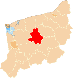 Location within the voivodeship