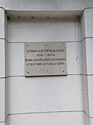 Plaque commémorative de Leconte de Lisle.jpg