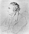 Vater Abraham Mendelssohn (Zeichnung von Wilhelm Hensel)