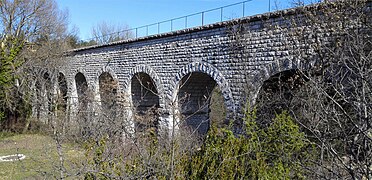 Aqueduc de Beau Rivé, mars 2015.