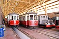 Im Depot der Straßenbahn Sintra