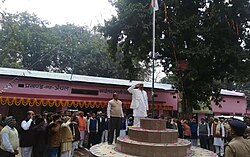 Flag hoisting in Guthani block