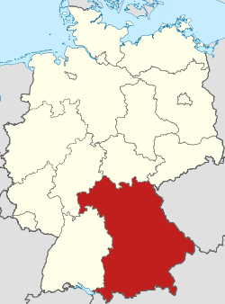 Bundesland Bayern an Däitschland
