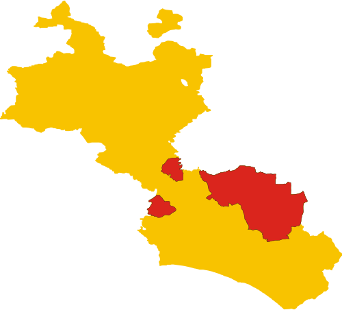 Ubicació de Mazzarino dels de Caltanissetta