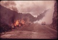 Incineration in open garbage dump, Puerto Rico, 1973.