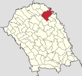 Location in Botoșani County