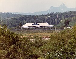 The original truce building in 1976, after it became the DPRK Peace Museum