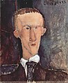 «Blaise Cendrars» av Amedeo Modigliani i 1917 viser hvordan malerkunsten ble friere da fotografiet overtok for portrettkunsten på 1800-tallet