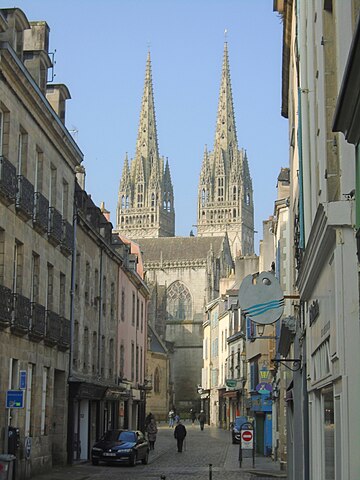 View of the cathedral from one of the approach roads