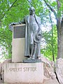 Bronzový pomník Adalberta Stiftera