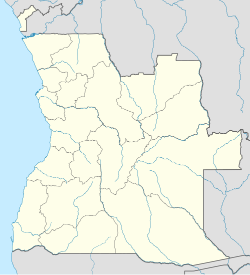 Mapa konturowa Angoli