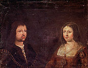 Ritratto matrimoniale del Re Ferdinando II d'Aragona e della regina Isabella di Castiglia.