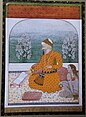 Guru Arjan with Sri Chand, miniature painting.