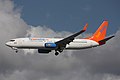 Посадка Boeing 737-800 Sunwing Airlines в Международном аэропорту Ванкувера