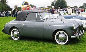Austin A40 Sports, hacia 1951.