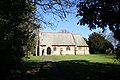 Church of the Holy Ascension, Melton Ross, Lincolnshire, 1867 by Ewan Christian, of stone with a bellcote and broad chancel apse[165]