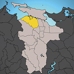 Location of Hato Rey Norte shown in yellow