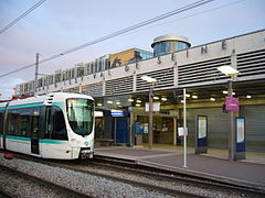 Le T2 à Issy-Val-de-Seine.