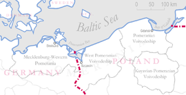 Sodobne upravne enote z izrazom Pomorjansko/Pomeranija v svojem imenu ne predstavljajo natančne zgodovinske regije, saj vključujejo tudi dele drugih regij