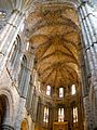 Arcs-doubleaux (XIIe-XIIIe siècles) délimitant et traversant les voûtes sur croisées d'ogives de la cathédrale d'Ávila.