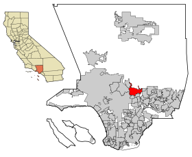 Localizacion de Pasadena
