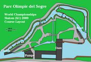 Description de l'image Parc Olímpic del Segre - Whitewater Course Map.png.