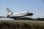 Atlantis landar Kennedy Space Center.