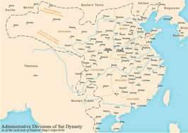 Sui-dynastie in 610