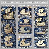 Ships of the world as depicted in the Fra Mauro map, 1460.