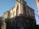 Building of the Union of Architects of Azerbaijan. Murtuza Mukhtarov Street 24 (built in 1899).[6] Architect Eugeniusz Skibiński