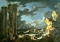 Porto di Ostia Durante una tempesta, olio su tela, 1740, Lowe Art Museum Lowe Art Museum
