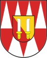 Stadtwappen von Kroměříž mit dem darin einbezogenen Familienwappen der Dietrichstein