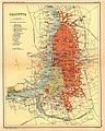 Kota kepresidenan Kalkuta (yang ditampilkan disini peta 1908) yang didirikan pada 1690 sebagai Benteng William.