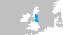 Regno di Northumbria - Localizzazione