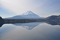 Japonská hora Fudži v různém světle