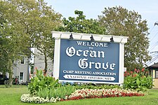 Ocean Grove Welcome Sign
