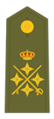 Divisa de general del Ejército de Tierra.