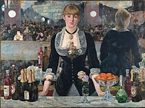 Édouard Manet, Folies-Bergère'de Bir Bar (Un Bar aux Folies-Bergère), 1882, Courtauld Institute of Art