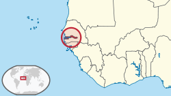 Lokasi Gambia