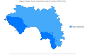 Harta conform clasificării climatice Köppen